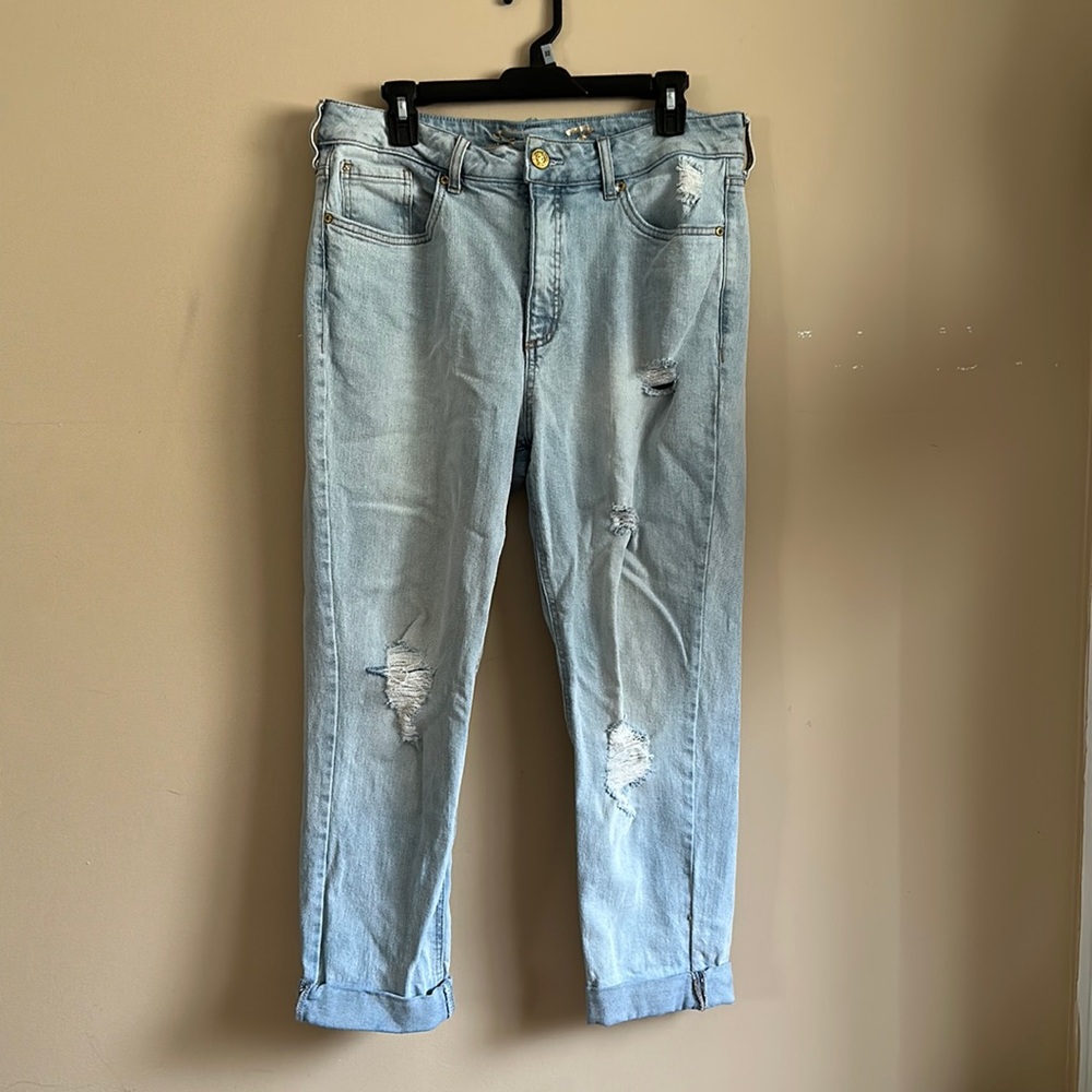 Seven7 tattered mom jeans 12